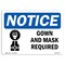 Signmission OSHA Notice, 10" Height, Peel And Stick Wall Graphic, 14" x 10", Landscape, Isolation Area Sign OS-NS-RD-1014-L-13730 - alternate 1